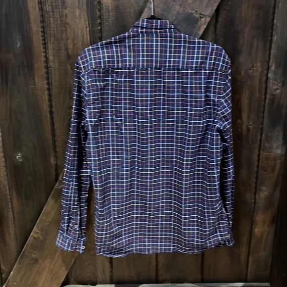 Rare Rabbit long sleeve plaid button down top - Picture 3 of 12